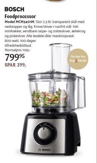 Kop & Kande Foodprocessor tilbud