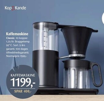 Kop & Kande Kaffemaskine tilbud