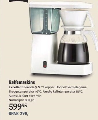 Kop & Kande Kaffemaskine tilbud