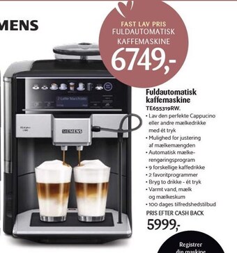 Kop & Kande Fuldautomatisk kaffemaskine tilbud