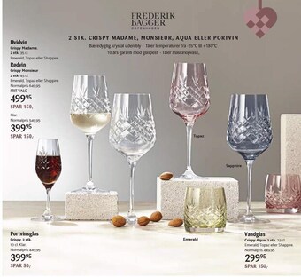 Kop & Kande Frederik bagger glas tilbud
