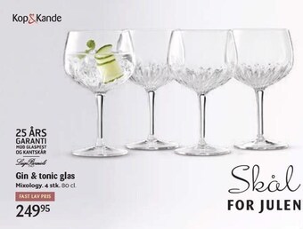 Kop & Kande Gin & tonic glas tilbud