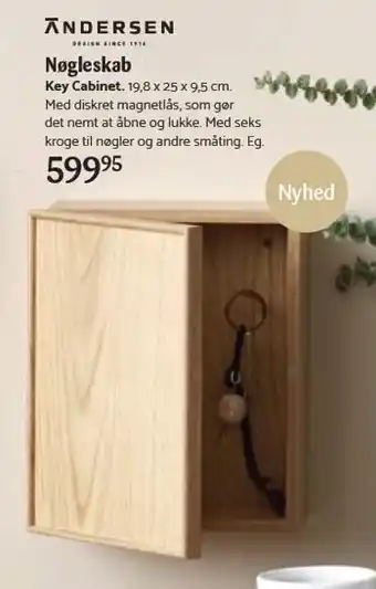 Kop & Kande Nøgleskab tilbud
