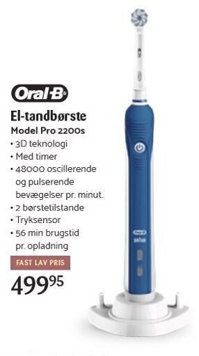 Kop & Kande El-tandbørste tilbud
