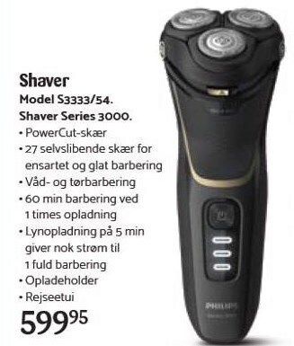 Kop & Kande Shaver tilbud