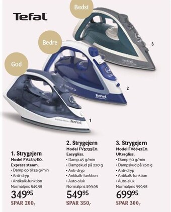 Kop & Kande Strygejern tilbud