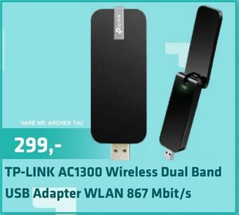 LabTech Data TP-LINK AC1300 Wireless Dual Band tilbud