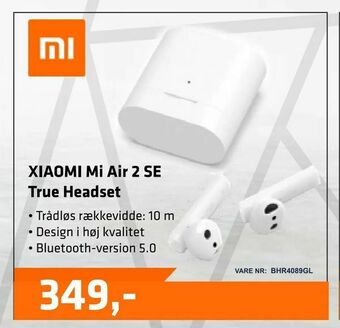 LabTech Data XIAOMI Mi Air 2 SE True Headset tilbud