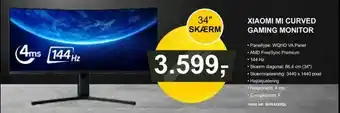LabTech Data XIAOMI MI CURVED GAMING MONITOR tilbud