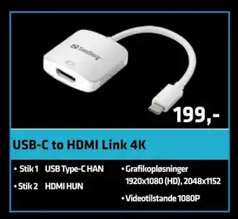 Usb-c to HDMI Link 4K