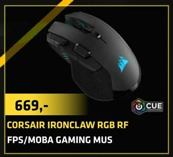 LabTech Data Corsair ironclaw rgb rf tilbud