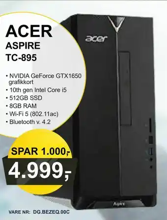 LabTech Data Acer ASPIRE TC-895 tilbud
