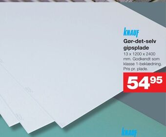 Bauhaus Gør-det-selv gipsplade tilbud