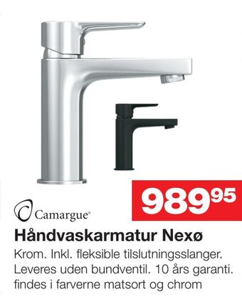 Bauhaus Håndvaskarmatur nexø tilbud