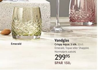 Kop & Kande Vandglas tilbud