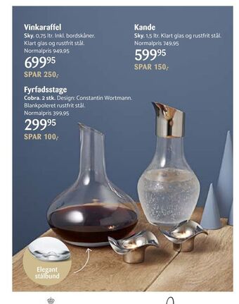 Kop & Kande Fyrfadsstage tilbud