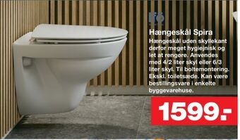 Bauhaus Ifö toilet tilbud