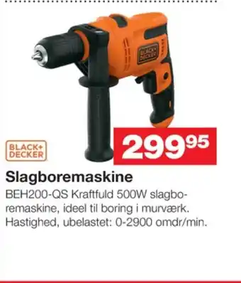 Bauhaus Black&decker slagboremaskine tilbud