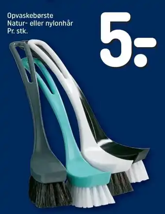 REMA 1000 Opvaskebørste Natur-eller Nylonhår Pr.stk. tilbud