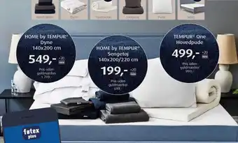 Føtex Home by tempur ® dyne 140x200 cm tilbud