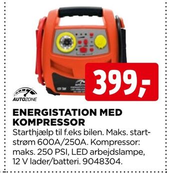jem & fix Energistation med kompressor tilbud