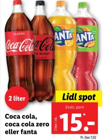 Lidl Coca cola cola tilbud