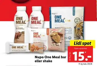 Lidl Nupo myslibar tilbud