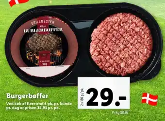 Lidl Grillmester hakkebøffer tilbud