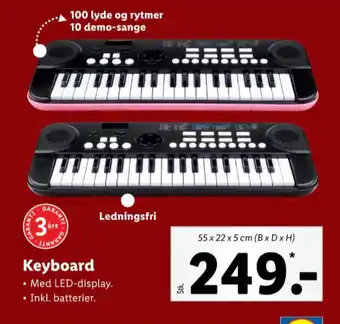 Lidl Ukendt keyboard tilbud