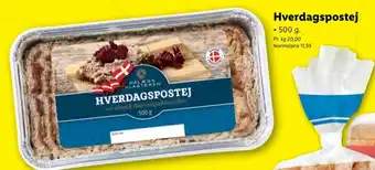 Lidl Hverdagspostej leverpostej tilbud