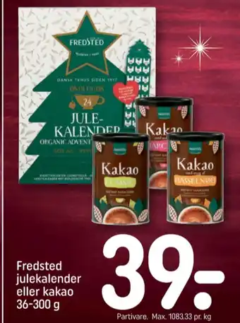 REMA 1000 Fredsted julekalender tilbud