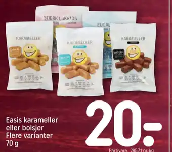 REMA 1000 Easis karameller tilbud