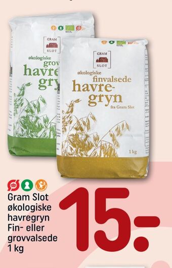 REMA 1000 Gram slot havregryn tilbud