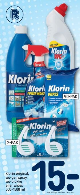 REMA 1000 Klorin klor tilbud
