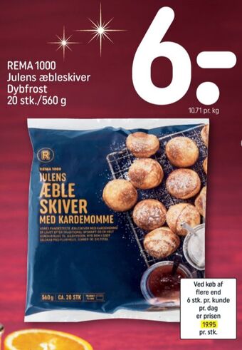 REMA 1000 Rema 1000 æbleskiver tilbud