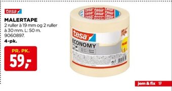 jem & fix Tesa malertape tilbud