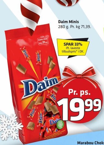 Fleggaard Daim Minis tilbud