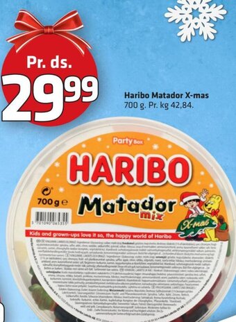 Fleggaard Haribo Matador X-Mas tilbud