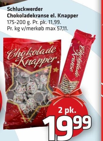 Schluckwerder Chokoladekranse El. Knapper
