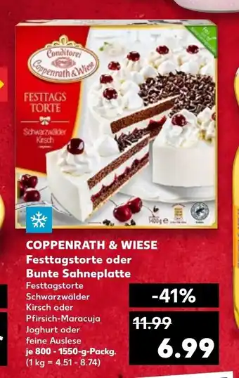 Kaufland Coppenrath & Wiese Festtagstorte Oder Bunte Sahneplatte tilbud