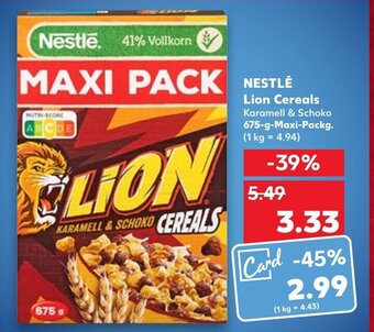 Kaufland Nestlé Lion Cereals tilbud