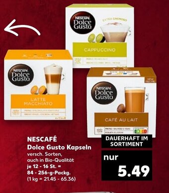 Kaufland DE Nescafé Dolce Gusto Kapseln tilbud