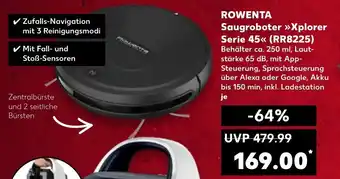 Rowenta Saugroboter >>Xplorer Serie 45<< (RR8225)