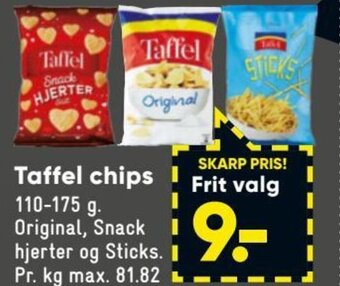Bilka Taffel Chips tilbud