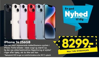 Bilka iPhone 14 256GB tilbud