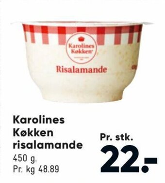 Bilka Karolines Køkken Risalamande tilbud
