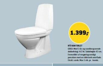 XL-BYG IFÖ Sign Toilet tilbud