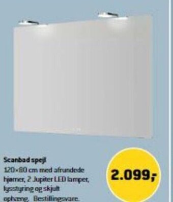 XL-BYG Scanbad spejl tilbud