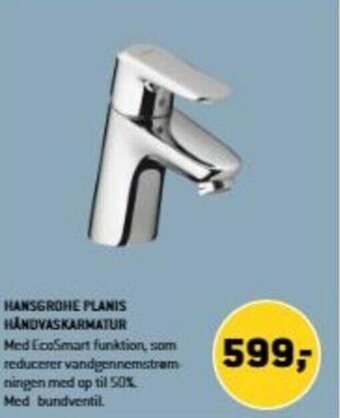 XL-BYG Hansgrohe Planis Håndvaskarmatur tilbud