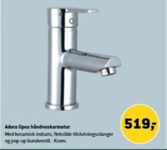 XL-BYG Adora Opus Håndvaskarmatur tilbud